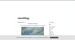 Desktop Screenshot of miamiblogg.blogg.se