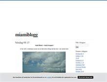 Tablet Screenshot of miamiblogg.blogg.se