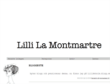 Tablet Screenshot of lillilamontmartre.blogg.se