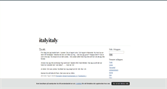 Desktop Screenshot of italyitaly.blogg.se