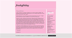 Desktop Screenshot of freakyfriday.blogg.se