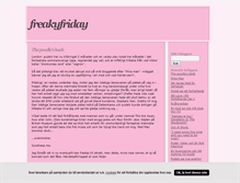 Tablet Screenshot of freakyfriday.blogg.se