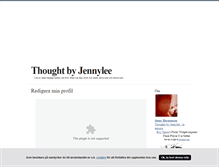 Tablet Screenshot of jennylee.blogg.se