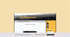 Desktop Screenshot of gabriellajohansson.blogg.se