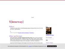 Tablet Screenshot of inourway.blogg.se