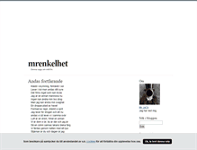 Tablet Screenshot of mrenkelhet.blogg.se