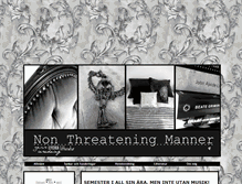 Tablet Screenshot of nonthreateningmanner.blogg.se