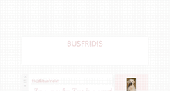 Desktop Screenshot of busfridis.blogg.se