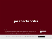 Tablet Screenshot of jockeochcecilia.blogg.se