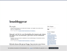 Tablet Screenshot of lenasbloggsvar.blogg.se