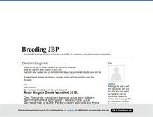 Tablet Screenshot of jbprimera.blogg.se