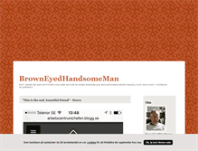 Tablet Screenshot of browneyedhandsomeman.blogg.se