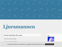 Tablet Screenshot of ljuramannen.blogg.se