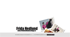 Desktop Screenshot of fridahedlunds.blogg.se