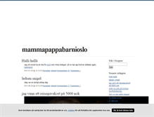 Tablet Screenshot of mammapappabarnioslo.blogg.se