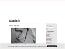 Tablet Screenshot of kundinfo.blogg.se