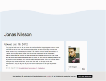 Tablet Screenshot of jonasnilsson.blogg.se