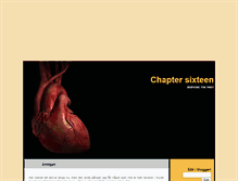 Tablet Screenshot of chaptersixteen.blogg.se