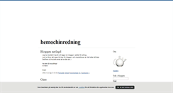 Desktop Screenshot of hemochinredning.blogg.se