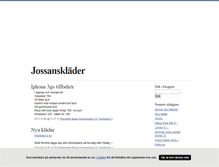 Tablet Screenshot of jossansklader.blogg.se