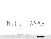 Tablet Screenshot of mickicasas.blogg.se