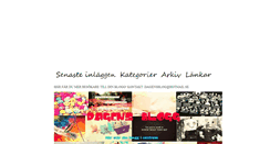 Desktop Screenshot of dagensblog.blogg.se