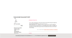Desktop Screenshot of fashionbyskaggetorp.blogg.se