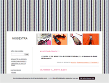 Tablet Screenshot of missextra.blogg.se