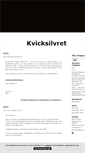 Mobile Screenshot of kvicksilvret.blogg.se