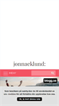 Mobile Screenshot of jonnaeklund.blogg.se