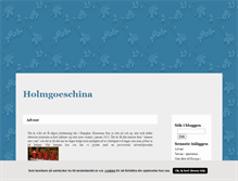 Tablet Screenshot of holmgoeschina.blogg.se