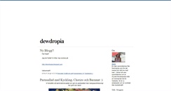 Desktop Screenshot of dewdropia.blogg.se