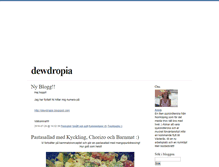 Tablet Screenshot of dewdropia.blogg.se