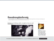 Tablet Screenshot of finnsdetenplatsformig.blogg.se