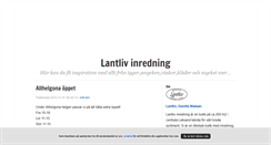 Desktop Screenshot of lantlivinredning.blogg.se