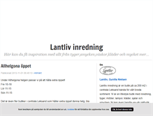 Tablet Screenshot of lantlivinredning.blogg.se
