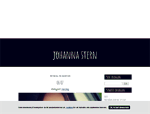Tablet Screenshot of johannastern.blogg.se