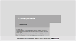 Desktop Screenshot of fiveguysgoesasia.blogg.se