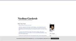 Desktop Screenshot of nicolinasgarderob.blogg.se