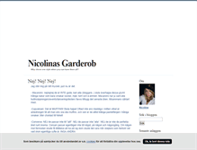 Tablet Screenshot of nicolinasgarderob.blogg.se