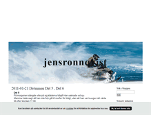 Tablet Screenshot of jensronnqvist.blogg.se