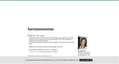 Desktop Screenshot of karmamamman.blogg.se