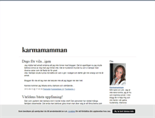 Tablet Screenshot of karmamamman.blogg.se