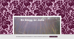 Desktop Screenshot of omjulias.blogg.se