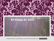 Tablet Screenshot of omjulias.blogg.se