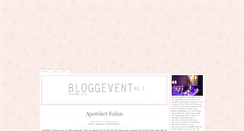 Desktop Screenshot of bloggevents.blogg.se