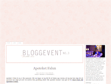 Tablet Screenshot of bloggevents.blogg.se