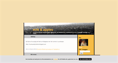 Desktop Screenshot of milkandapples.blogg.se