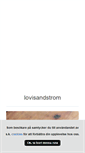 Mobile Screenshot of lovisandstrom.blogg.se