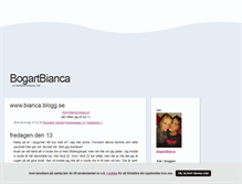 Tablet Screenshot of bogartbianca.blogg.se
